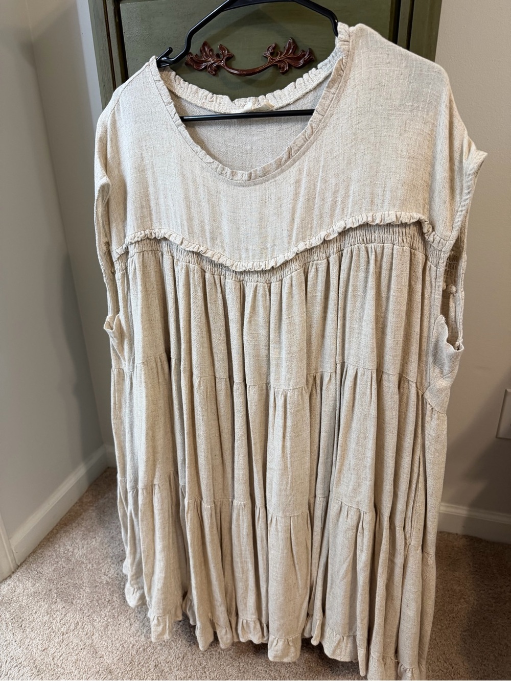 Oli & Hali Soft Cream Textured tunic
